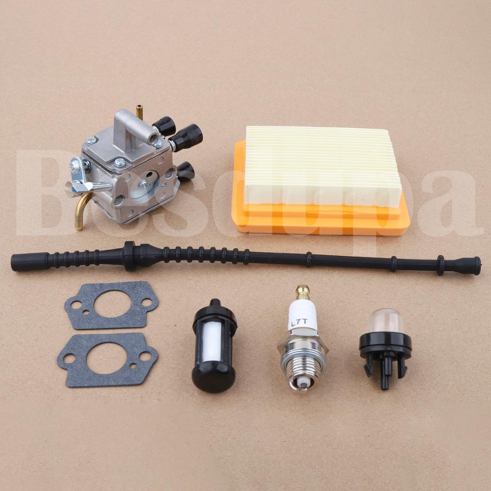 Carburateur Air Fuel Filter Lijn Voor Stihl FS400 FS450 FS480 SP400 Zama C1Q-S34H Carb 41281200651