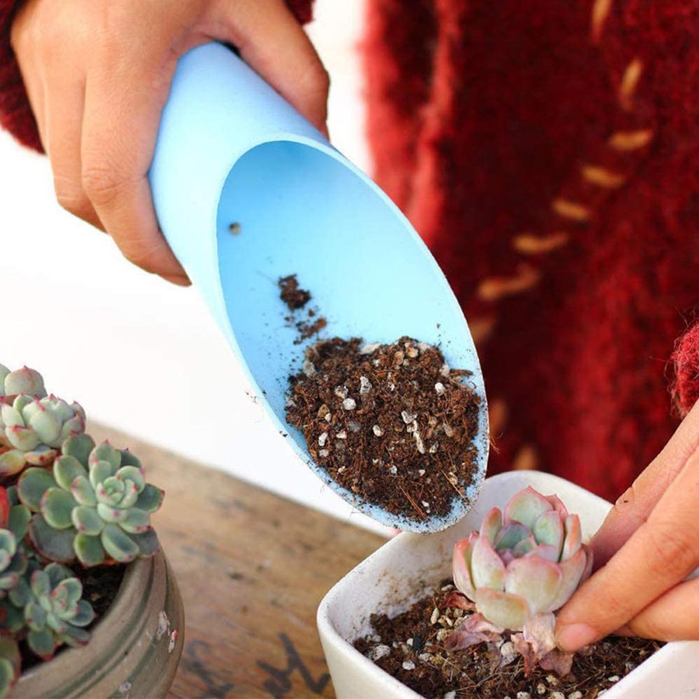 1PCS Mini Fleshy Plant Soil Spade Shovel Garden Tool Plastic Enduring Bucket Shovel Potted Cultivation Cylinder Shovel Soil Cup