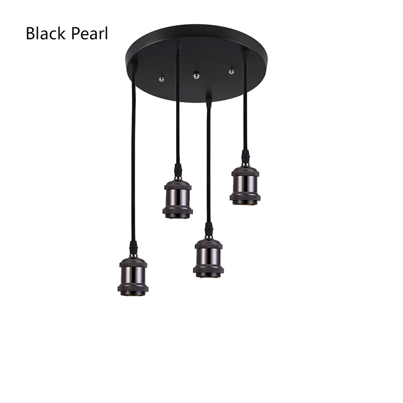 E27- skrue pærefatning lysfatning industriel retro armaturer lampeholderarmatur pendellamper 110v 220v aluminium lampefatning: Hvid