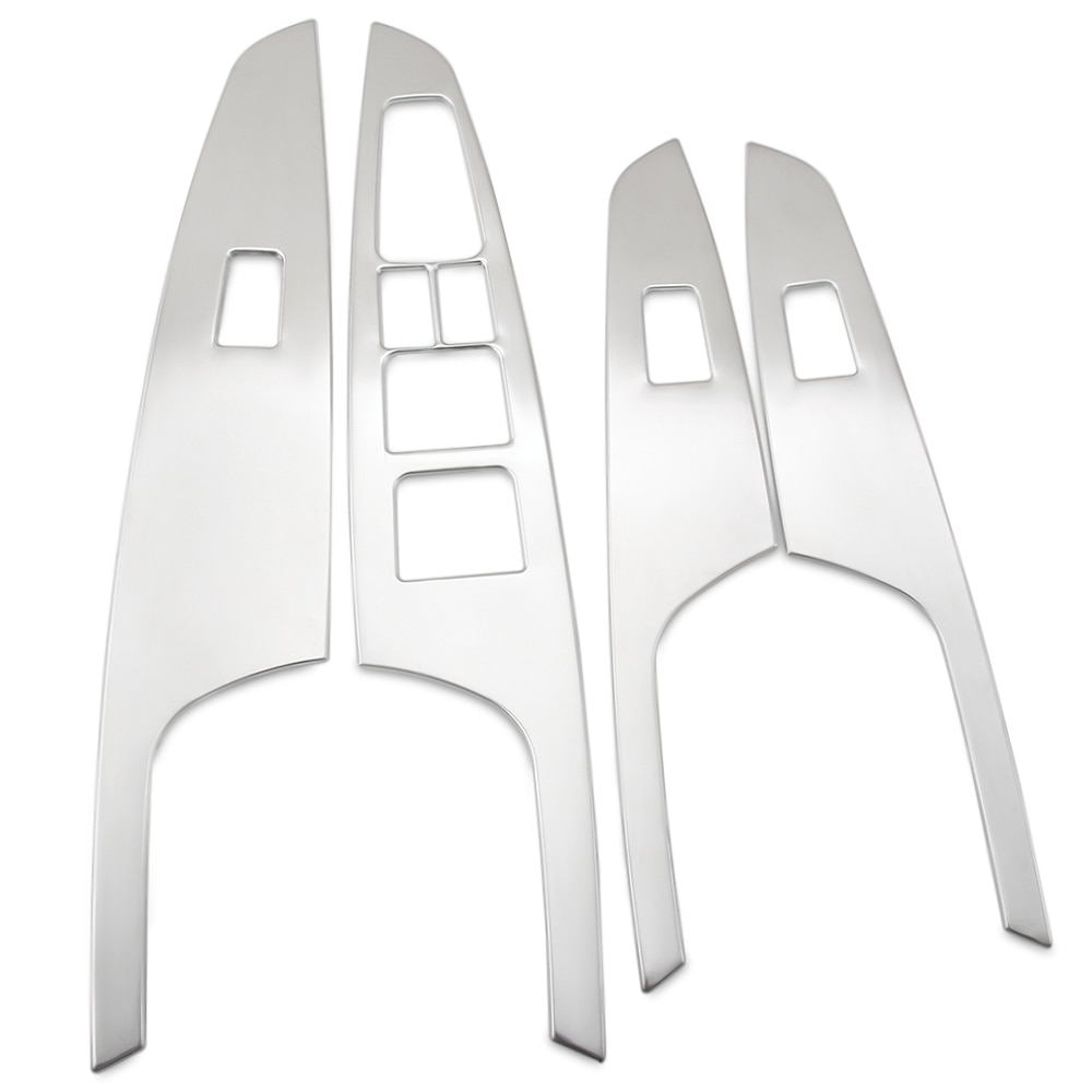 Roestvrij Staal Auto Interieur Deur Window Switch Panel Cover Trim Voor Hyundai Tucson TL Accessoires