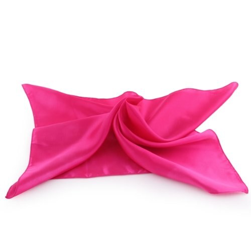 Lyserøde stofservietter satin til banketmiddagsfest 51 x 51cm