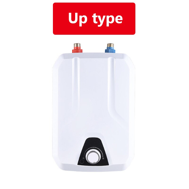 DMWD 8L Electric Instant Water Heater Water Temperature Adjust Thermostat Induction Heater For kitchen Bathroom Heating Tap 110V: Up type / 220V
