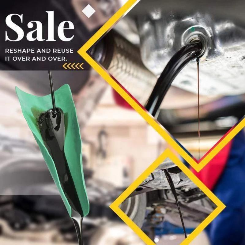 Flexible Drainage Oil Guide Tool Additive Motorcycle Farm Machine Funnel Car Refueling Any Shape Folding Funnel Oil Guide Plate