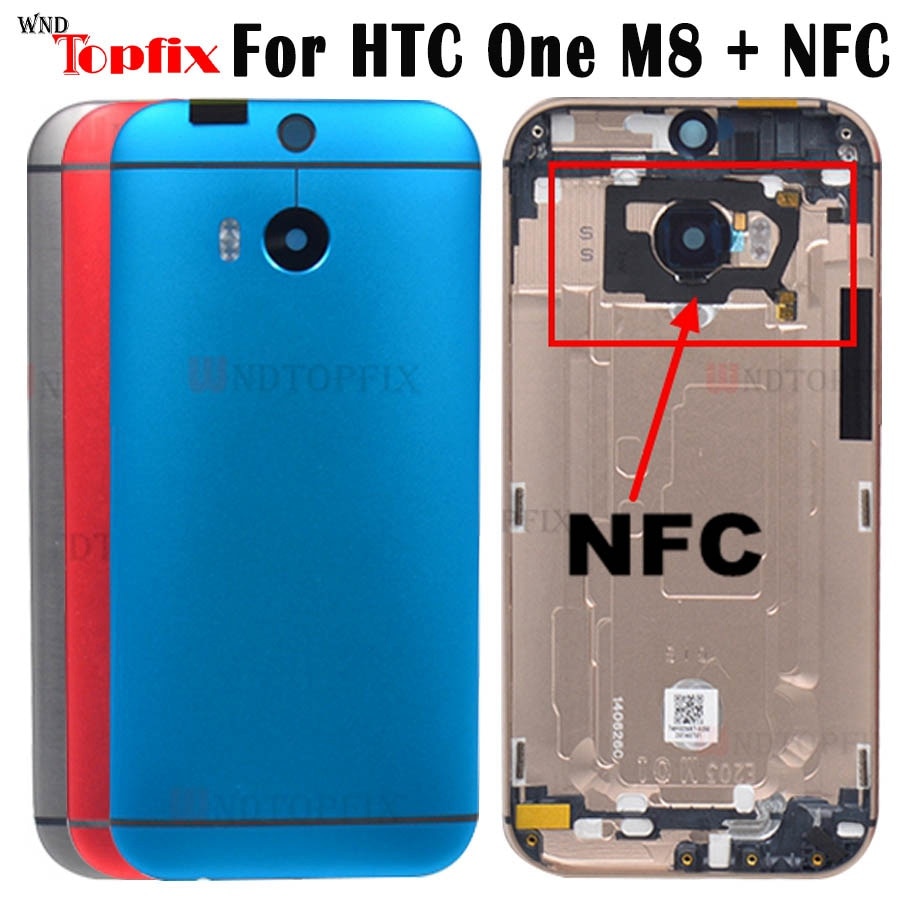 Für HTC EINS M8 Zurück Abdeckung Batterie Tür 831C fallen mit Volumen Energie-Geschmack Kamera Objektiv Ersatz Für HTC M8 batterie abdeckung tür