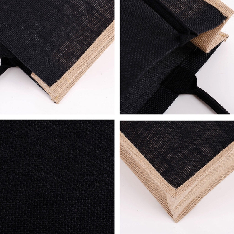 Borsa in tela con interno laminato e manico in morbido cotone, borse per la spesa per donna, borsa regalo per damigella d'onore