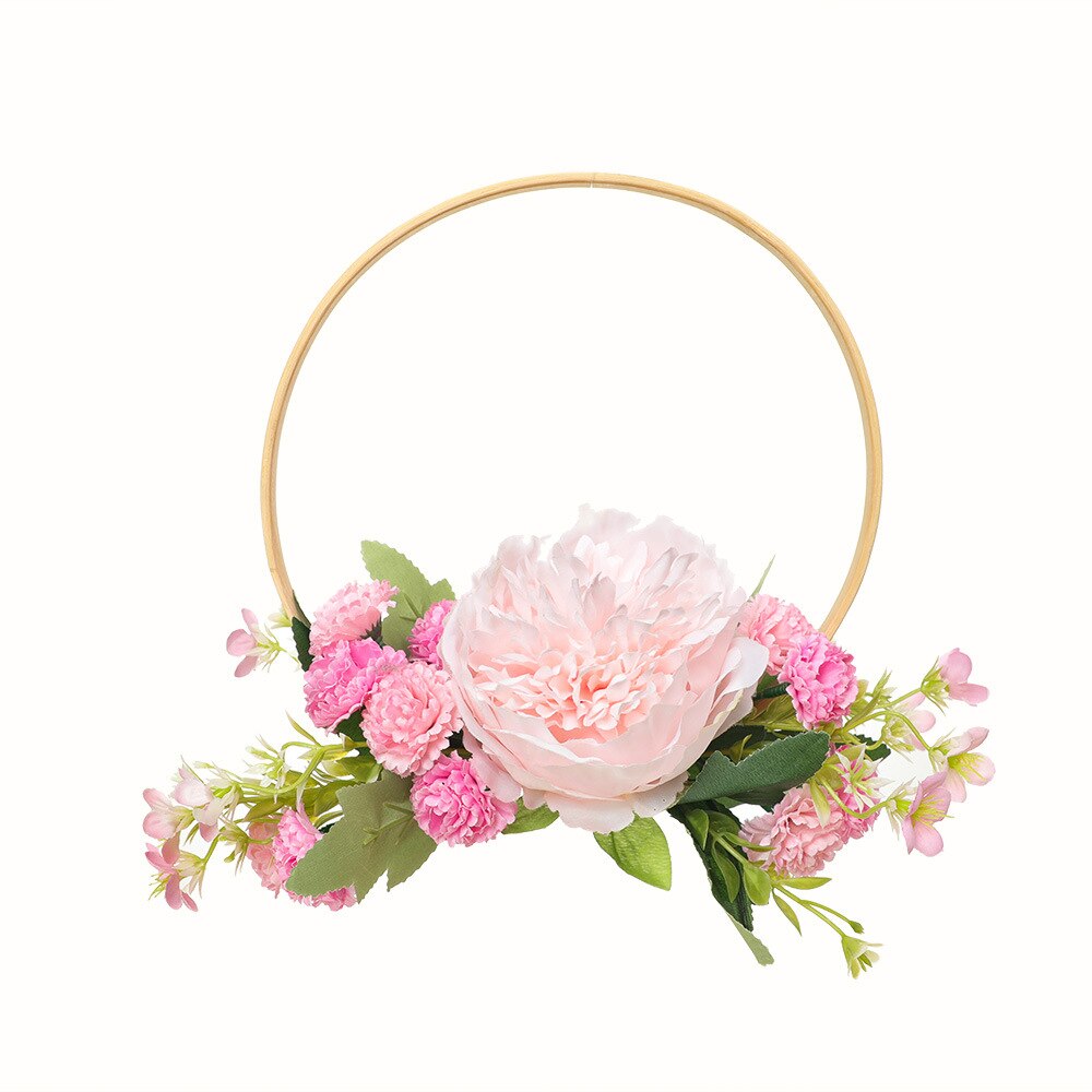 Whtiney Wedding Collection 8 Kleuren Bruidsmeisje Boeket Hand Hold Krans Voor Bruidsmeisje En Bloemen Meisje Ramos Para Quinceañeras: Roze