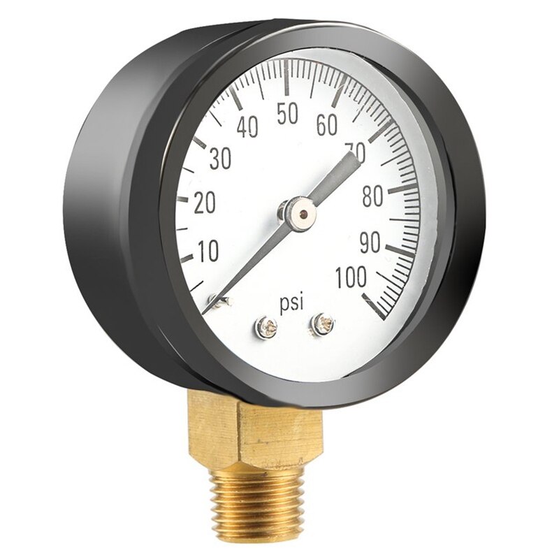 Simmons 1305 0-100 Psi 1/4 inch Well Pump Water Pressure Gauge Ts50-100Psi: Default Title