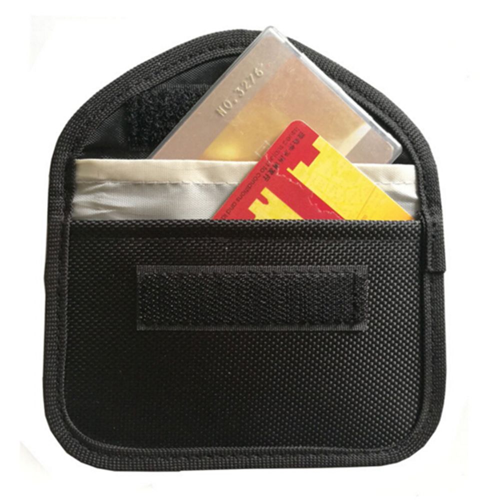 Moda anti-Furto Portafoglio Chiave Segnale Blocker marsupio Sottile Moneta Cassa Del Sacchetto Uomo Supporto da auto Portachiavi Organizer