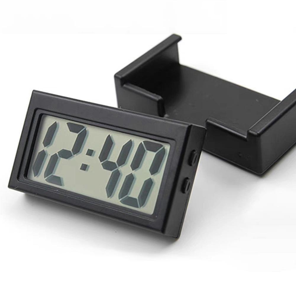 Auto Elektronische Uhr Mini Auto Uhr Lkw Armaturenbrett Zeit Praktische Selbst Klebe Halfter dauerhaft Elektronische Digitale Fahrzeug Uhr