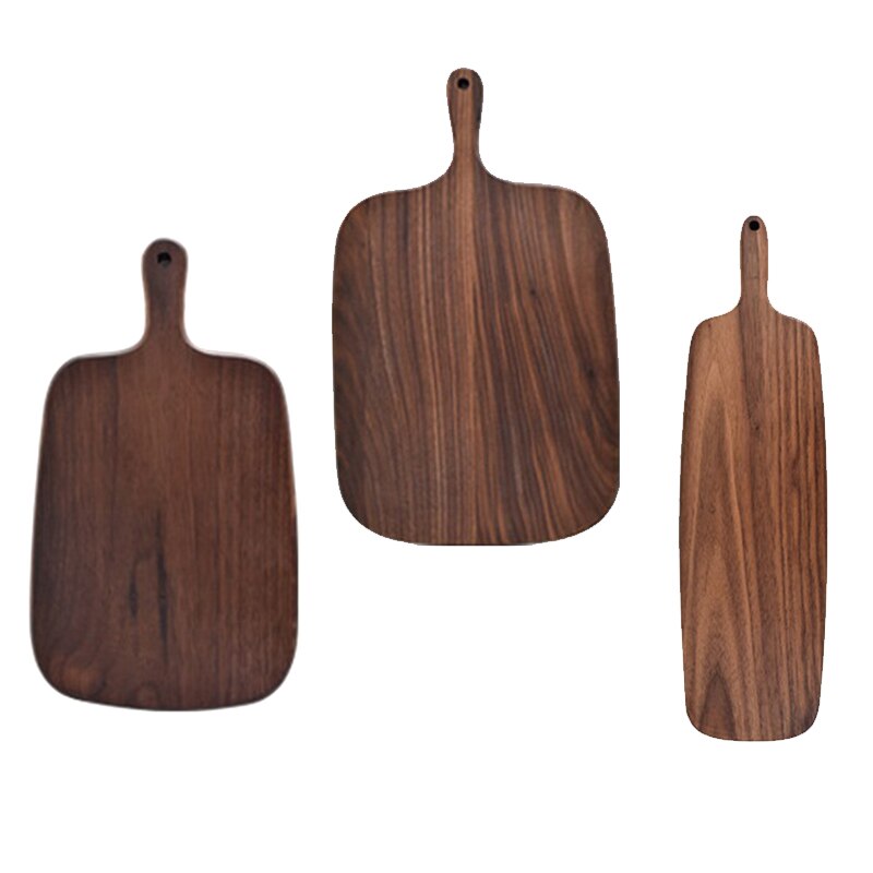 Chopping Boards Solid Wood Cutting Board Black Walnut Pizza Board Whole Wood Steak Bread Board Cutting Fruit