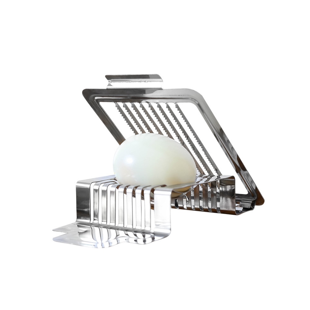 2 In 1 Stainless Steel Egg Slicer Eggs Cutting Slices Wire Egg Cheeses Chopper Cutter Tool For Slicing Strawberry Cheese Kiwi