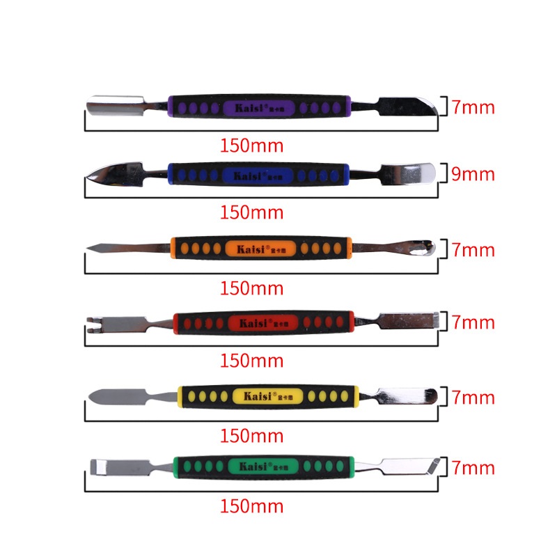 Kaisi 6 uds extremos dobles Metal Spudger conjunto de herramientas de apertura de palanca de teléfono móvil para iPhone ordenador teléfono móvil Tablet juegos de herramientas de mano