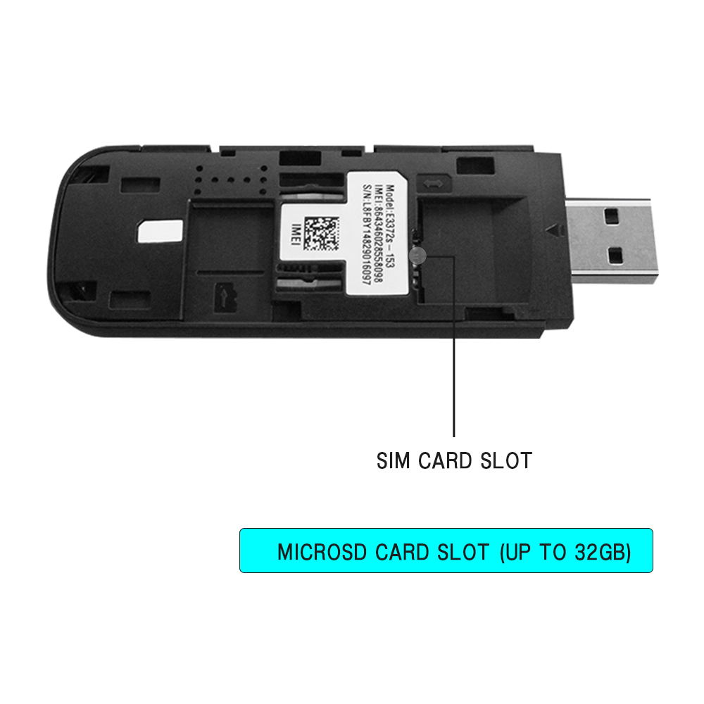 Unlocked E3372 E3372s-153 4G Lte Dongle Usb Stick Mobiele Breedband Modem