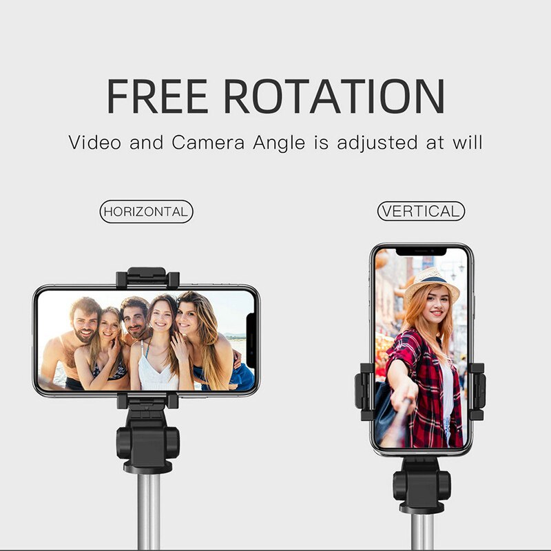 Statief Selfie Stick Voor Iphone 11 Samsung S20 Huawei Xiaomi Statief Selfie Stok Draadloze Bluetooth Met Afstandsbediening