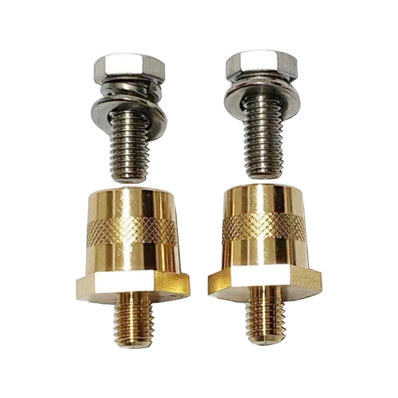 Adaptador polos bateria conexão bateria carro parafusos bronze fiação fácil durável