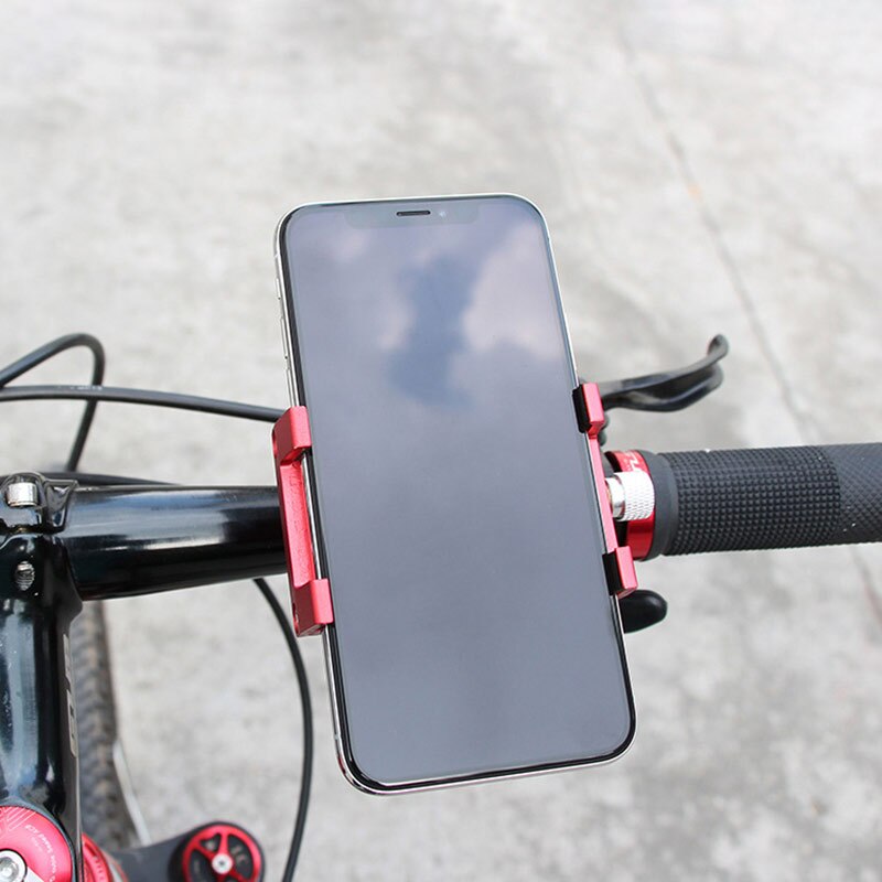 Soporte de teléfono móvil para bicicleta de montaña, aleación de aluminio, antivibración, para iPhone 7, 8