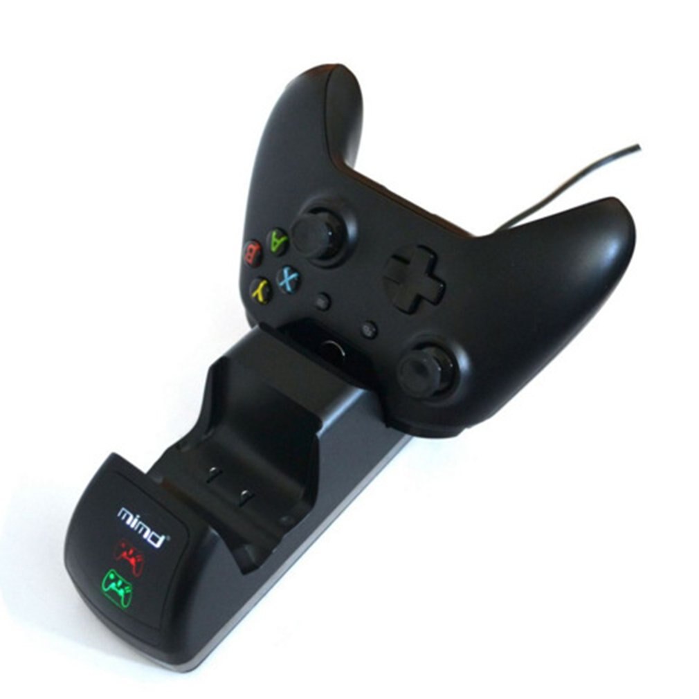 Xbox One/One X/One S Controller Charger Dual Slot High Speed Docking/Charging Station 2 x 1000mAh Rechargeable Battery