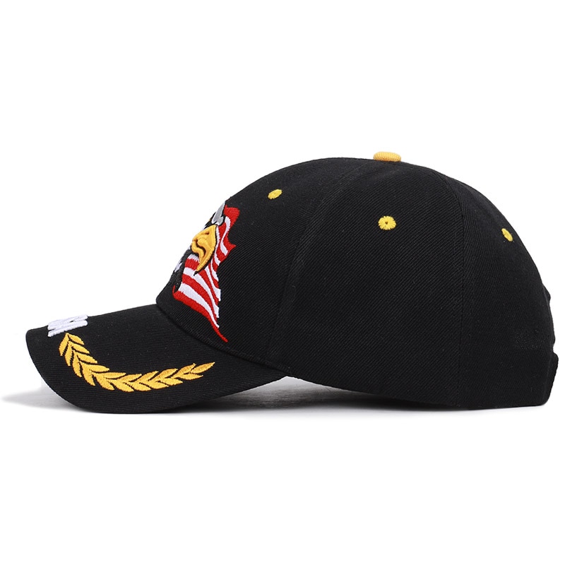 Dei nuovi Uomini di Animale Trucker Cappello Patriottica Bald Eagle e Americano Berretto Da Baseball Bandiera USA 3D Ricamo Farm Schioccano Indietro snapback Osso