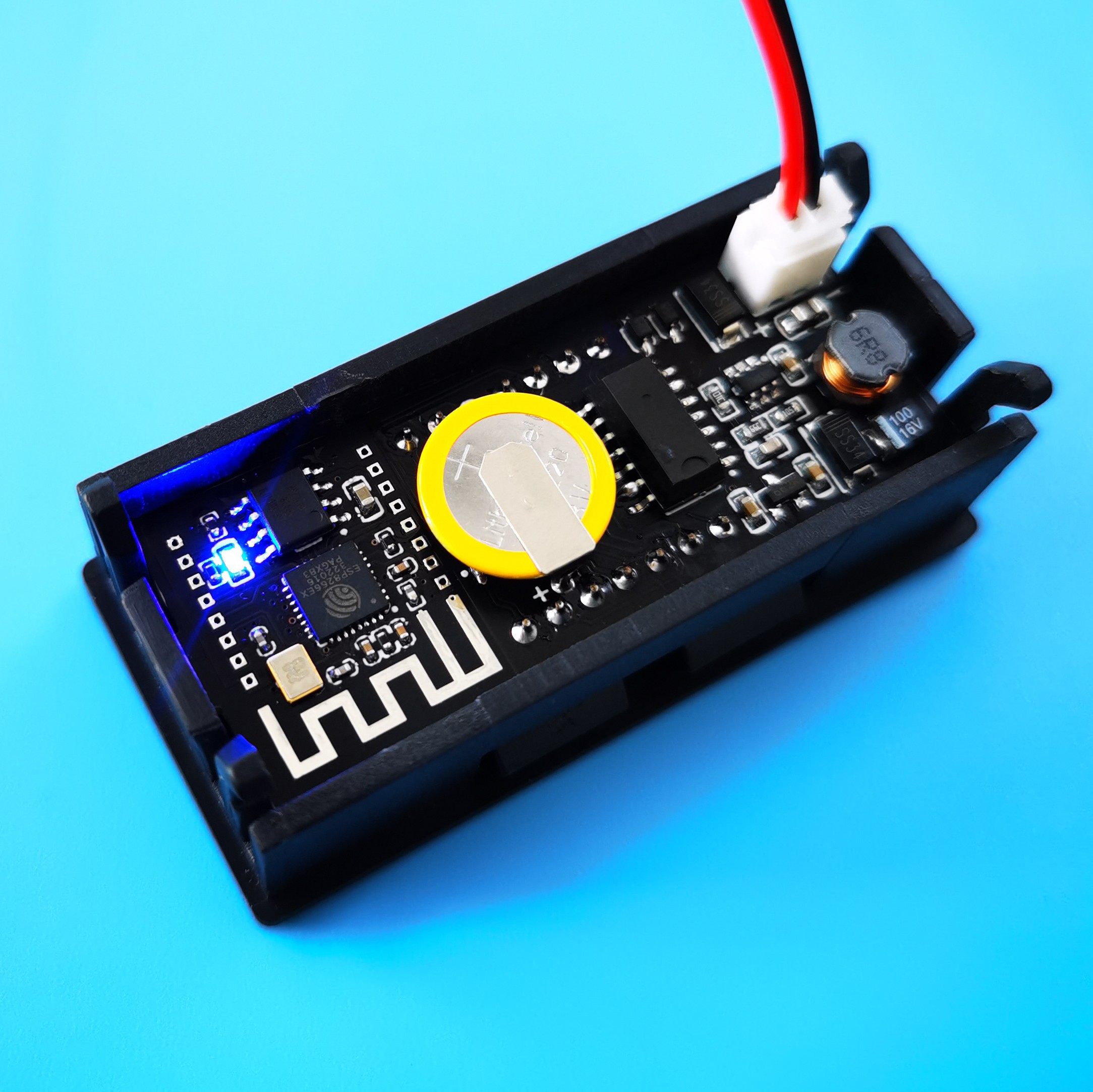 WiFi Clock 0.56 LED Digital Tube Electronic Clock Wireless Network Automatic Timing Time Display 12/24 Hours 5V 12V CAR