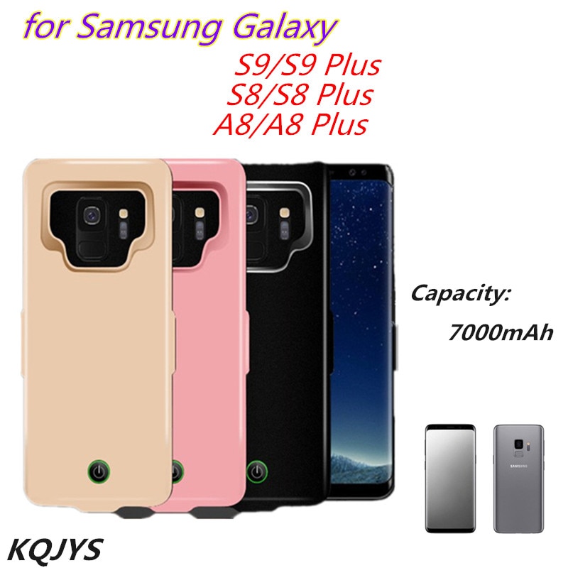 Funda para cargador de batería de 7000mAh, para Samsung S9/S8/A8 Plus, funda de carga externa para Galaxy S9 S8