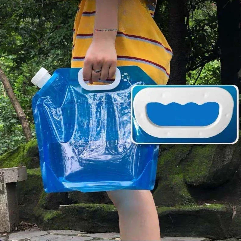 10/5L Outdoor Draagbare Wateremmer Toerisme Camping Trip Sport Waterzak Fietsen Wandelen Opvouwbare Waterkoker Drinkwatercontainer