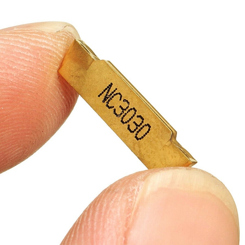 MGEHR1616-2 External Grooving Turning Lathe Bar Tool Holder with 10PCS MGMN200-G Inserts Set