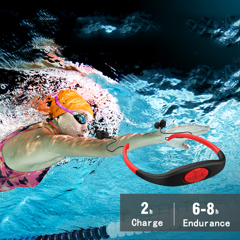 2022 KyK-168 Plus Bluetooth Headset Stereo IPX8 Waterproof Mini Sports Wireless Headset Supports WMA, MP3, WAV, APE
