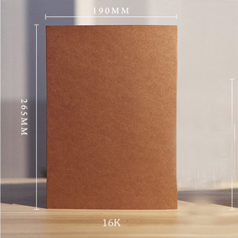 Art supplies A4 Blank sketchbook Diary for Drawing graffiti 56 sheets kraft notebook paper Sketch Book Office School Supplies