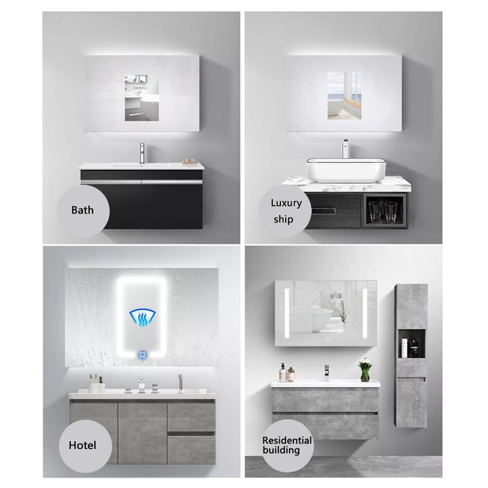 Electric Mat Anti Fog Rectangle Durable Universal Hotel Home Bathroom Self 110V Mirrors Heating Pad Clear Defogger Film