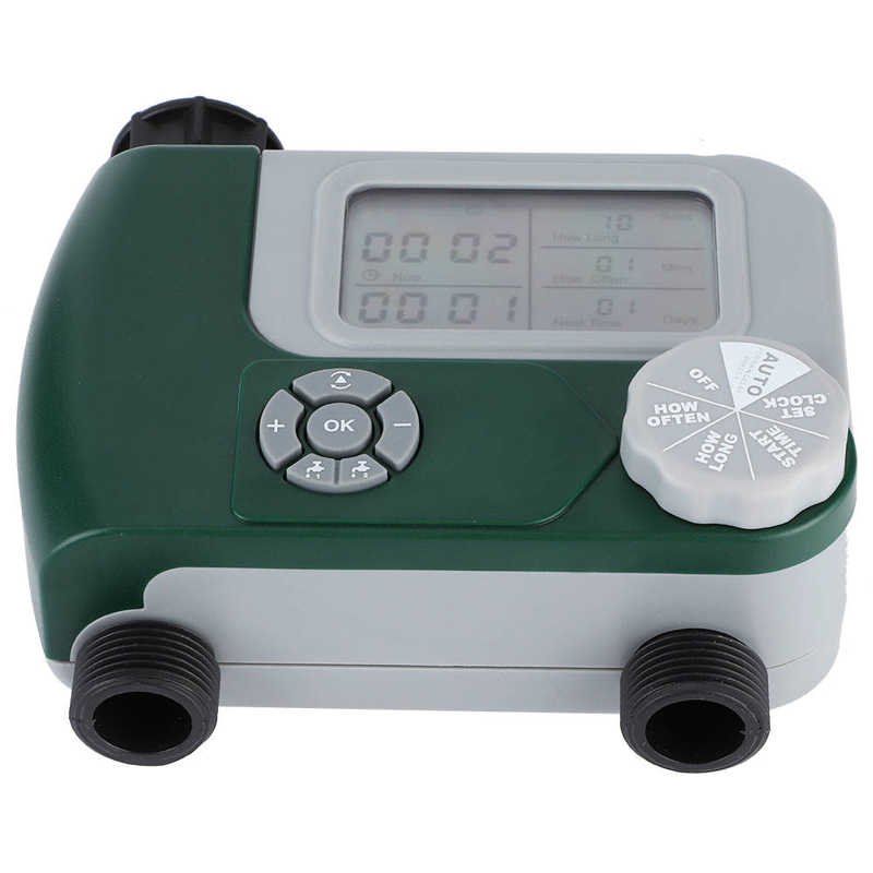 Automatic Watering Sprinkler System Dual‑Outlet Timer Irrigation System Controller Intelligent Large Display Watering Controller