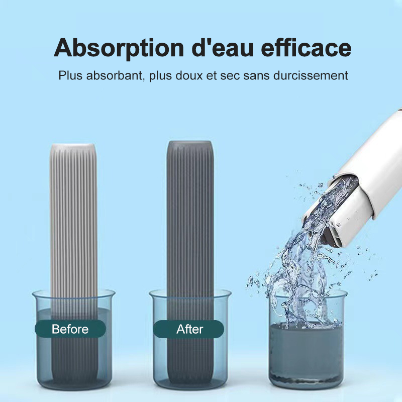 Mini fregona exprimible para limpieza de suelo, fregona multiusos para lavado de ventanas de vidrio de coche, escobas de limpieza de suelo de baño, herramientas de limpieza del hogar