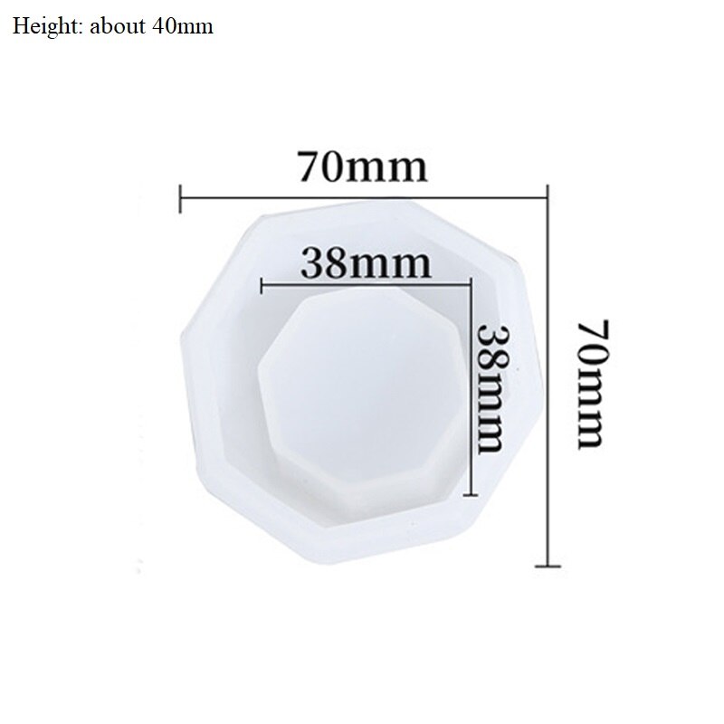 Silicone Molds For Concrete Flower Pot,Cement Molds Succulent Plants Pot Mold Concrete Planters Moulds Diy Aromatherapy Plaster: C3