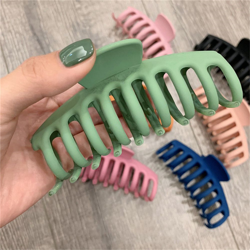 Pinzas de pelo liso coreanas a la , horquillas y pinzas para el pelo acrílicas elegantes glaseado para mujeres y niñas, Accesorios para peinados DIY: A