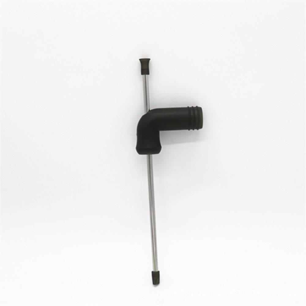 1PC piwo Snorkel słomy piwo Bong lejek Slammer podwójne Snorkel picia na piwo do baru narzędzia festiwale Party dozownik Y1F5: A-black
