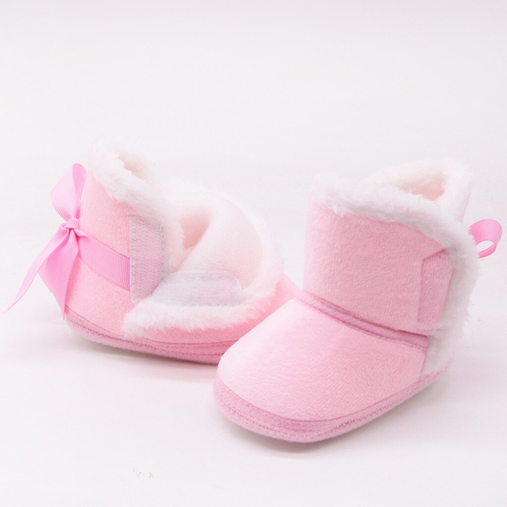 winter baby boys girls shoes winter infants warm shoes Faux fur girls baby booties Leather boy baby boots