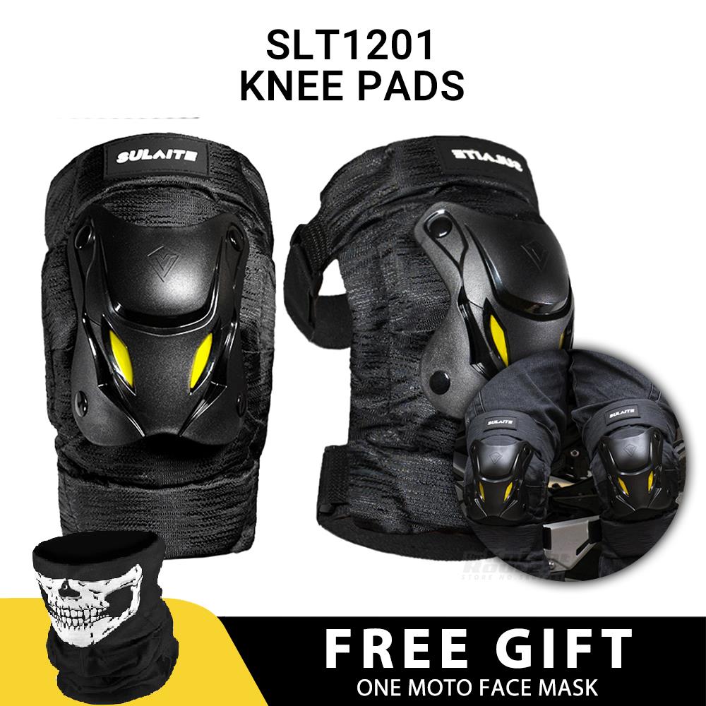 Coudières et coudières de Moto pour hommes et femmes, équipement de Protection pour motocyclistes, Motocross, vtt: 1201S Knee BK