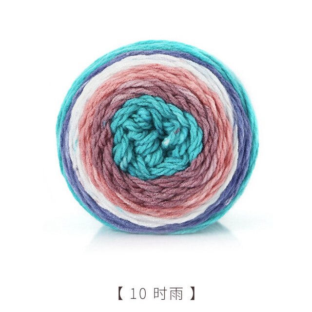 200G/Ball Hand Geweven Wol Diy Handgemaakte Gebreide Zachte Sjaal Hoed Trui Gehaakte Dikke Wol Voor Hand breien: 10