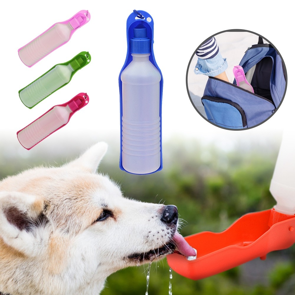 Hond Reizen Sport Water Fles Outdoor Feed Drinkfles Pet Supply Draagbare Water Fles Huisdier Drinkwater Feeder