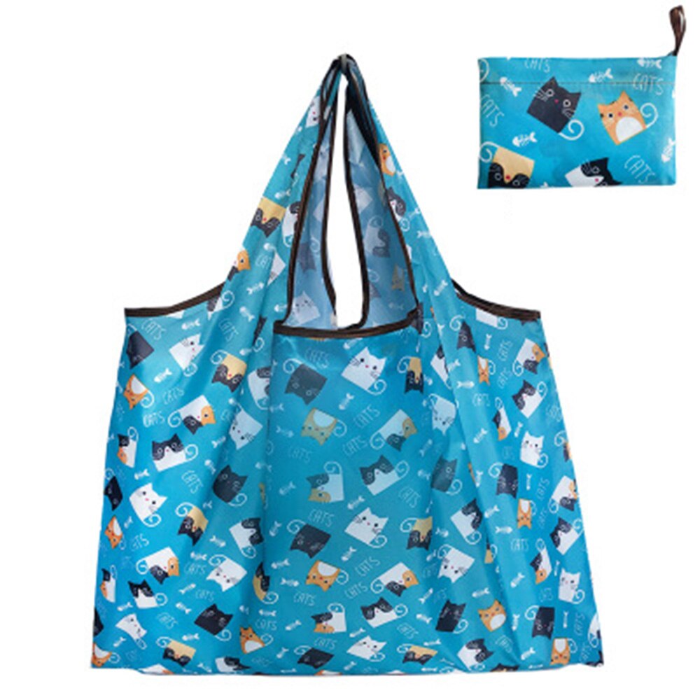 Bolsos para compras reutilizables a prueba de agua, bolsas reciclables de gran capacidad,: 4
