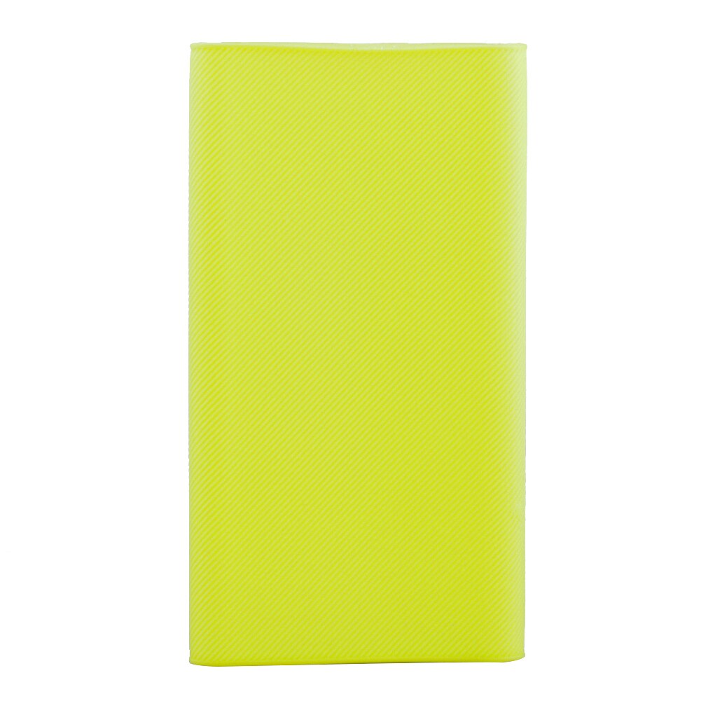 Draagbare Siliconen Power Bank Case Voor 10000Mah Xiaomi Power Bank Externe Batterij Cover: Green