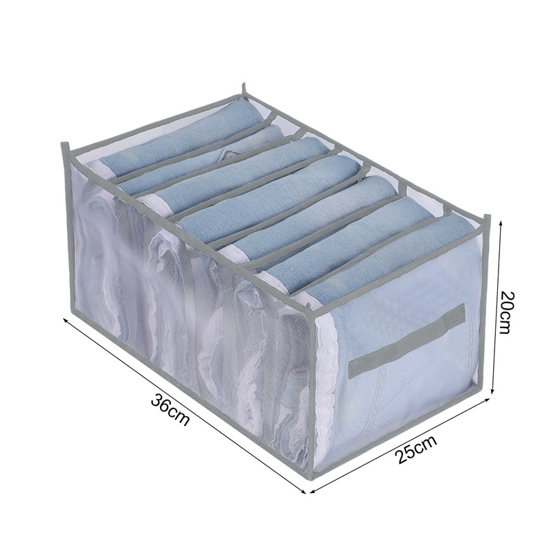 1PC Home Closet Organizer Voor Ondergoed Sok Kast Divider Opbergdoos Organizer voor kleding Opvouwbare Lade Organizer: Donker Kaki