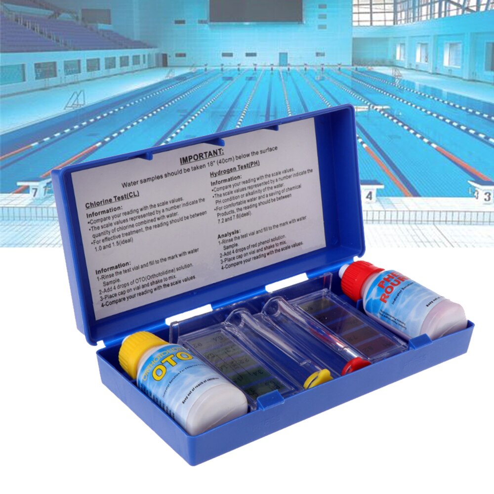 2 in 1 vand ph & chlor pc -102 niveau vand test enhed  cl2 måling til swimmingpool akvarium: Tph 01517