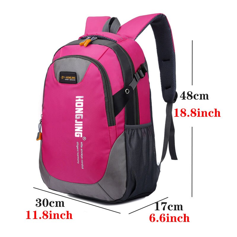 Outdoor Hiking Bag Men Waterproof Climbing Backpack,Breathable Camping Leisure Travel Bag,Women Trekking Nylon Sports School Bag
