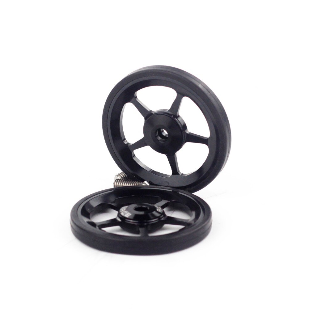 Aceoffix Easy Wheels Easywheel & Titanium Bolts For Brompton Folding Bike Dino Kiddo bike Alloy Super Lightweight wheels 2pcs