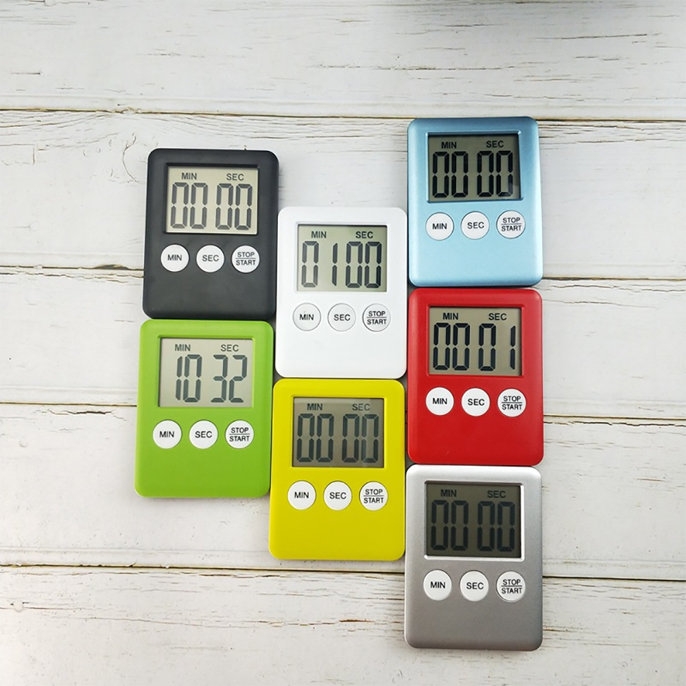 Minuterie magnétique chronomètre de sommeil cuisine cuisson affichage LED numérique Minute deuxième compte à rebours compte à rebours oeufs bouillants minuterie