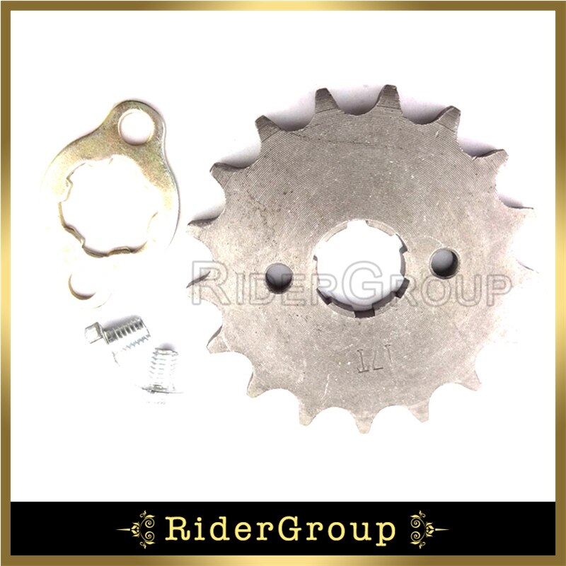 Pignone 420 17 Denti Alesaggio 20mm Per Dirt Bike, Pit Bike, Quad, ATV, Monkey Dax - Hmparts
