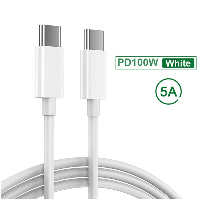 PD 100W Für Samsung S21 Ultra Xiaomi Redmi Hinweis 10 11 Profi Huawei Super Schnelle Ladekabel USB C auf USB Typ C Kabel Daten Linie: 1m