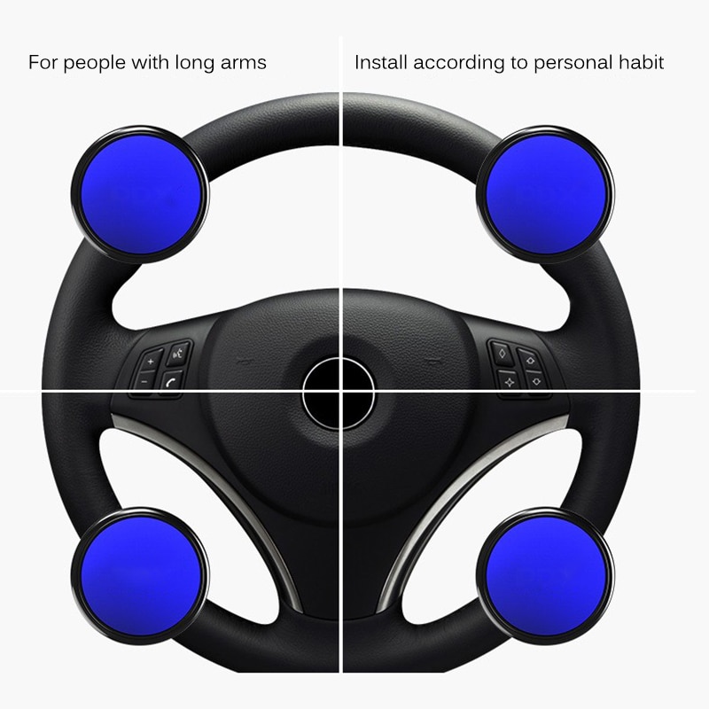 Bilratt spinner knopp krafthandtag kula handkontroll kul booster wheel förstärkare auto spinner knopp kula universal