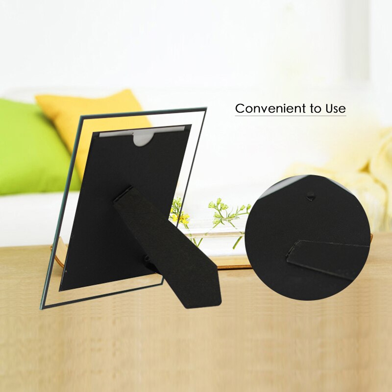 Di alta Qualità di Cristallo di Vetro foto portafoto 5 6 7 8 10 Pollici Croce e di Visualizzazione Verticale Complementi Arredo Casa Cornici S $