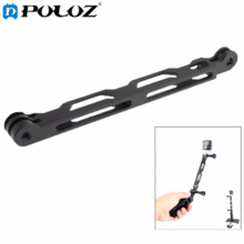 CNC Aluminum Extender Arm Mount For Go Pro Accessories Extender Pole Selfie for GoPro Hero 8 7 6 5 4 3 SJCAM SJ4000 Xiaomi Yi 4K
